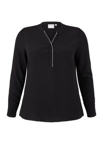 JUNAROSE, Damen Bluse 'MARGRET', Schwarz / Weiß