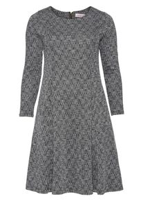 sheego Style, Damen Jerseykleid, Schwarz