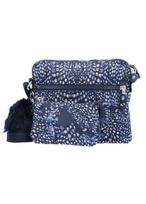 Kipling, Damen Umhängetasche 'Foxwell Duo', Blau / Hellblau / Weiß