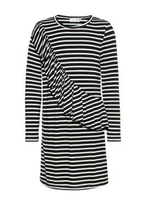 name it, Mädchen Kleid, Schwarz / Weiß