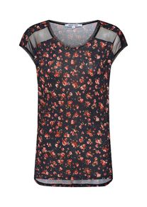 ABOUT YOU, Damen Shirt 'Sonja', Rot / Schwarz