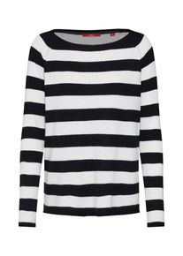 s.Oliver RED LABEL, Damen Pullover, Schwarz / Wei&szlig;