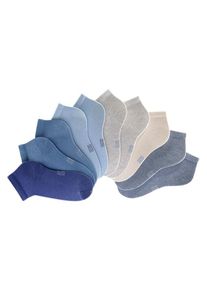 H.I.S. H.I.S, Damen F&uuml;&szlig;linge, Beige / Blau / Grau