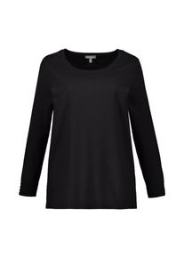 Ulla Popken, Damen Pullover, Schwarz