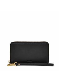 Fossil, Damen Geldbörse 'EMMA RFID SMARTPHONE WRISTLET', Schwarz
