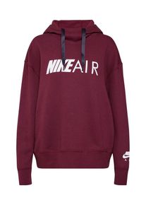 Nike Sportswear, Damen Sweatshirt 'Air', Weinrot / Weiß