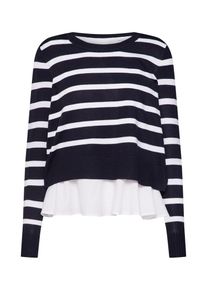 Only, Damen Pullover 'NEW LATISHA', Nachtblau / Wei&szlig;