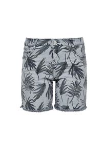 s.Oliver RED LABEL, Damen Shorts, Rauchblau / Mischfarben