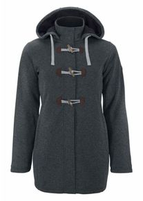 Polarino, Damen Strickmantel, Anthrazit