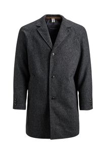 Jack & Jones JACK & JONES, Herren Mantel, Schwarz