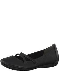 Tamaris, Damen Ballerina, Schwarz