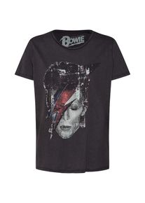 Only, Damen Shirt 'onlDAVID BOWIE DNM TEE BOX', Schwarz