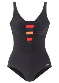 Lascana, Damen Badeanzug, Schwarz