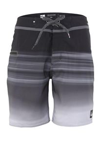 Quiksilver, Herren Badeshorts 'HIGHLHOLDWNV18', Grau / Schwarz
