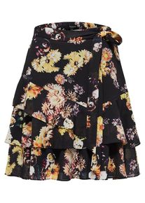 Selected Femme, Damen Rock, Beige / Hellgelb / Altrosa / Schwarz