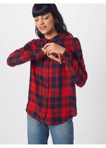 Review, Damen Bluse 'CORE CHECK', Rot / Schwarz