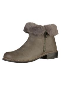 Caprice, Damen Stiefelette, Anthrazit / Greige