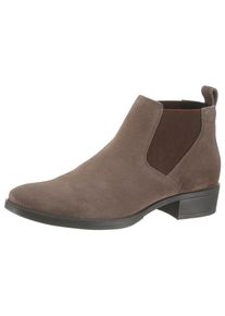 Geox, Damen Chelseaboots 'Donna Laceyin', Braun / Kastanienbraun