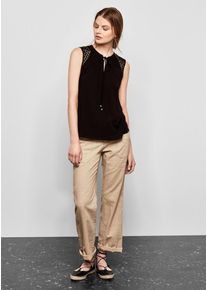Q/S Designed By, Damen Blusentop, Schwarz