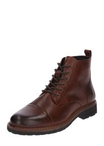 ABOUT YOU, Herren Schnürstiefel 'Jesse', Cognac