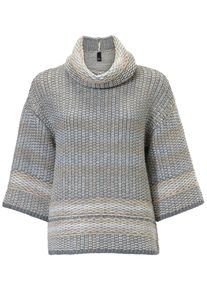 Heine, Damen Grobstrickpullover, Greige