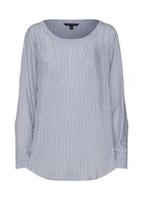 Banana Republic, Damen Bluse, Navy / Weiß