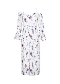 EDITED, Damen Kleid 'Fiona', Mischfarben / Weiß