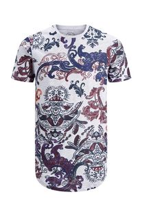 Jack & Jones JACK & JONES, Herren T-Shirt, Blau / Mischfarben / Weiß