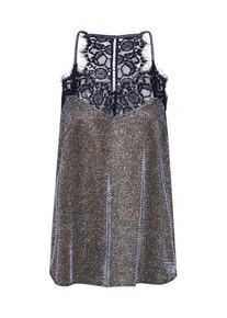 Sisters Point, Damen Top 'VINO-ST1', Schwarz / Silber