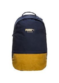 Puma, Herren 'Suede' Rucksack, Dunkelblau / Dunkelgelb