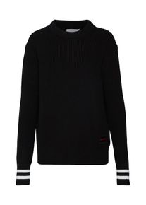 Calvin Klein, Damen Pullover, Schwarz / Weiß