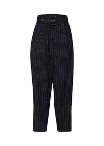 EDITED, Damen Hose 'Justine', Nachtblau / Wei&szlig;