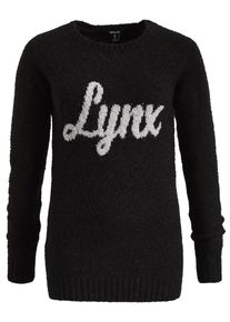 Khujo, Damen Pullover 'GANDA', Schwarz / Wei&szlig;