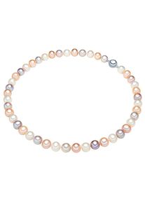 Valero Pearls, Damen Kette Süßwasser-Zuchtperlen, Apricot / Perlweiß