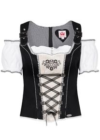 Spieth & Wensky SPIETH & WENSKY, Damen Carbluse 'Frankfurt', Schwarz