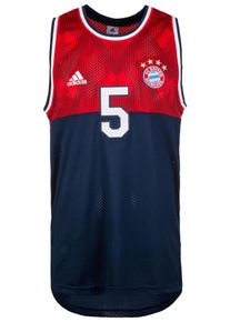 adidas Performance, Herren Trainingstank 'FC Bayern München', Blau / Rot / Weiß