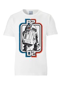logoshirt, Herren T-Shirt "R2D2", Blau / Rot / Schwarz / Wei&szlig;