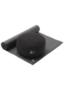 YOGISTAR.COM, Herren Yoga-set Starter Edition - Meditation, Schwarz