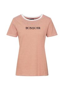 New Look, Damen T-Shirt, Rot / Weiß