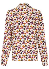 Daniel Hechter, Damen Bluse, Gelb / Helllila / Orange / Rot / Naturwei&szlig;