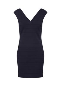 Mela London, Damen Kleid 'V NECK STRETCH BODYCON', Navy