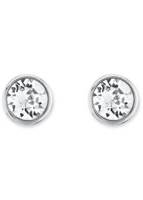 s.Oliver RED LABEL, Damen Paar Ohrstecker '2018657', Silber / Weiß