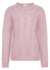name it, M&auml;dchen Strick Pullover, Rosa