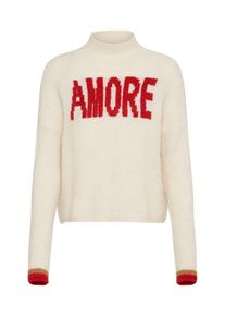 Only, Damen Pullover, Creme / Rot