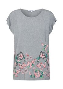 ABOUT YOU, Damen Shirt 'Sabrina', Graumeliert