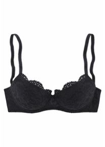Lascana, Damen Push-up-BH, Schwarz