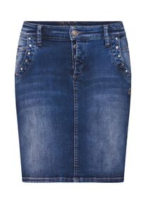 Glücksstern, Damen Rock 'Perla', Blue Denim