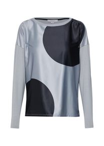 comma, Damen Langarmshirt, Blau