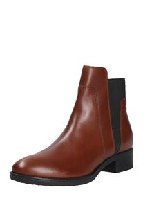 Geox, Damen Stiefelette 'FELICITY', Kastanienbraun / Schwarz