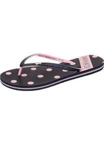 Pepe Jeans, Damen Zehentrenner 'Rake Clea', Blau / Rosa